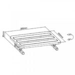 Maclean MC-831 foot rest Black - imagine 6