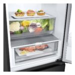 LG GBV3200DEP fridge-freezer Freestanding 387 L D Black - imagine 5
