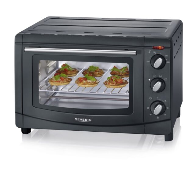 Severin TO 2067 toaster oven 20 L 1500 W Black Grill - imagine 3
