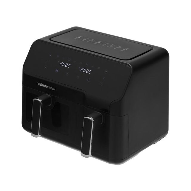 Zelmer ZAF9000 Air Fryer 5.5 l + 3.5 l 2700 W black - imagine 3