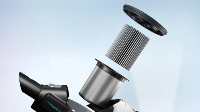 Cordless 2-in-1 hoover  vacuuming and mopping Unlimited 7 ProHygienic Aqua White - imagine 7