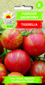 Toraf Nasiona warzyw | Pomidor gruntowy Tyczny Tigerella | Opakowanie 0,5g - imagine 2