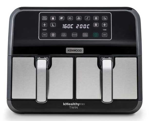 cps-53b9f6c0a54716d1461d2058a5e60a48-2026-02-28-15-12-18 Kenwood HFM20.000MB fryer Double 8 L Stand-alone 1700 W Hot air fryer Black - imagine 1