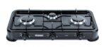 Promis KG300C 3-burner gas cooker  black - imagine 2