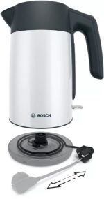Electric kettle Bosch TWK 7L461  2400 W  1.7 l White - imagine 2