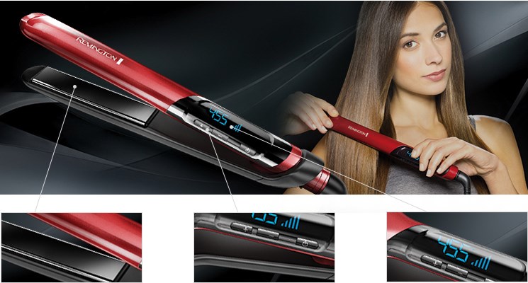cps-557a20b896149cc24a9d5567f4485289-2026-02-28-23-16-06 Remington S9600 hair styling tool Straightening iron Warm Red 3 m - imagine 1