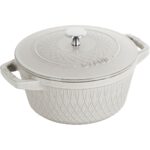 STAUB SPECIAL COCOTTE Round cast iron pot 2.3 ltr  truffle - imagine 2