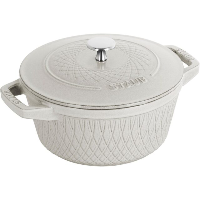 STAUB SPECIAL COCOTTE Round cast iron pot 2.3 ltr  truffle - imagine 2