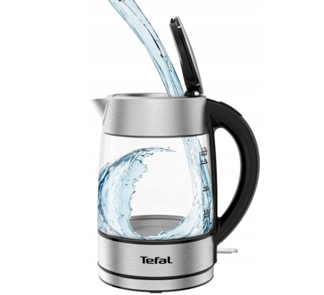 Tefal KI772D electric kettle 1.7 L 2400 W Stainless steel  Transparent - imagine 6