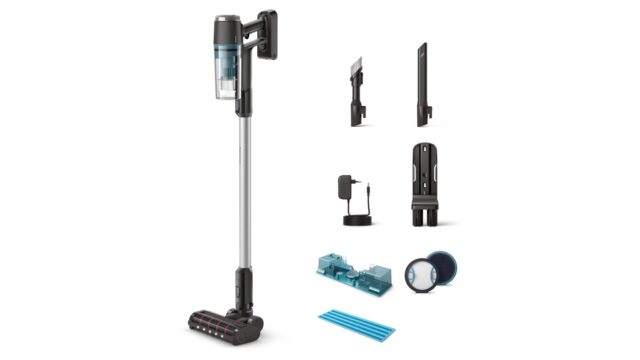 Philips 3000 series XC3133/01 stick vacuum/electric broom Battery Dry Bagless - imagine 4