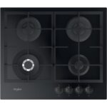 Whirlpool AKTL 629/NB1 hob Black Built-in 59 cm Gas 4 zone(s) - imagine 2