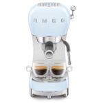 Smeg ECF02PBEU coffee machine pastel blue - imagine 5