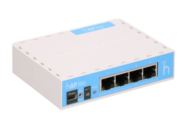 MikroTik hAP lite | WiFi Router | RB941-2nD, 2,4GHz, 4x RJ45 100Mb/s - imagine 5