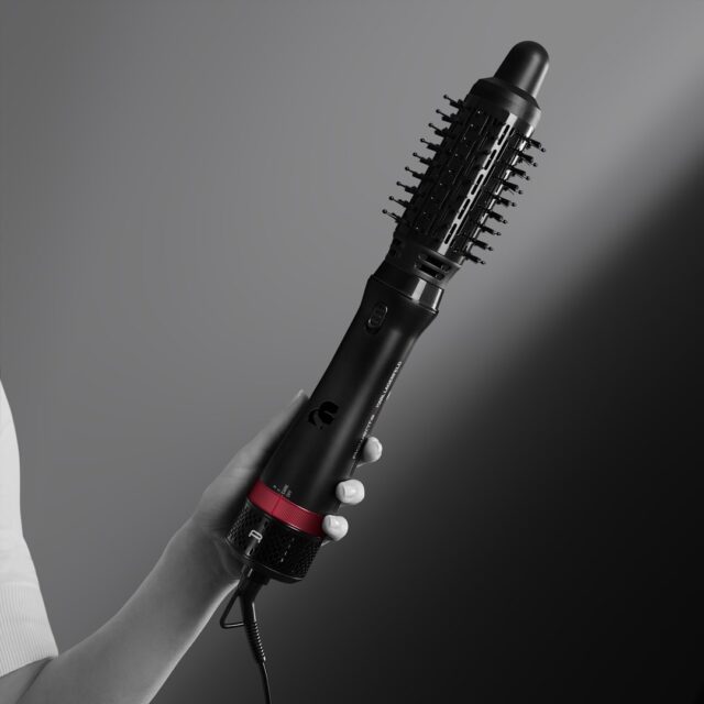 Rowenta Express Style CF634L Hot air brush Warm Black  Red 800 W 1.8 m - imagine 6