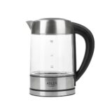 Adler AD 1247 NEW electric kettle 1.7 L Hazelnut Stainless steel Transparent 2200 W - imagine 4