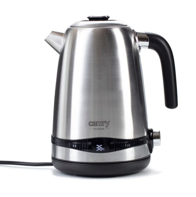 Camry CR 1291 electric kettle 1.7 L Stainless steel 2200 W - imagine 2