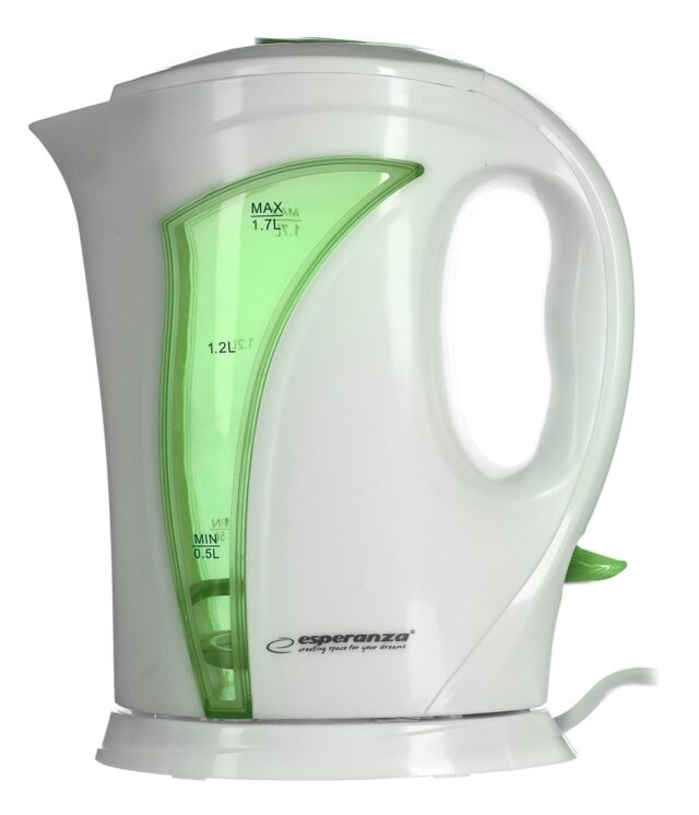 Esperanza EKK018G Electric kettle 1.7 L  White / Green - imagine 4