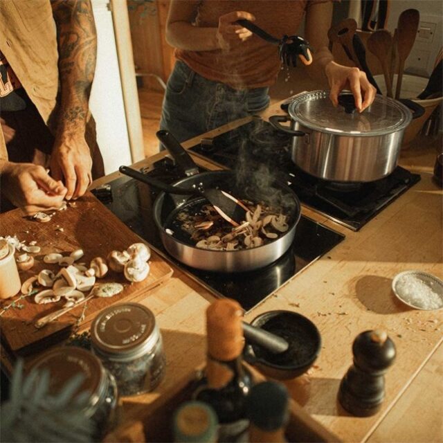 Frying pan 26cm with ceramic coating with lid Func - imagine 7