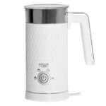 Adler AD 4494 milk frother/warmer Automatic Metallic  White