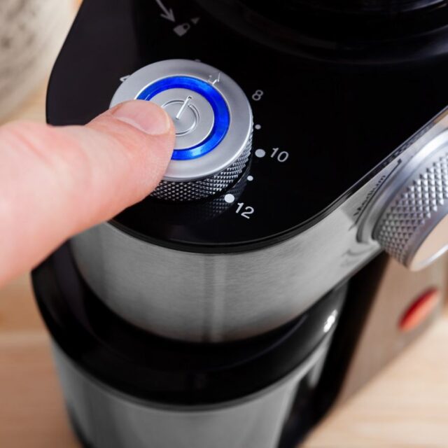 ELDOM MK170 KAFE Burr grinder 200 W Black  Stainless steel - imagine 8