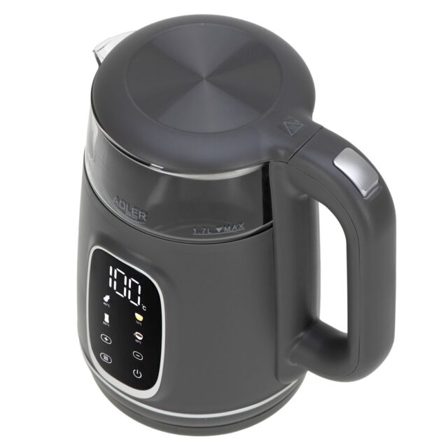 ADLER AD 1305 electric kettle grey silver - imagine 3