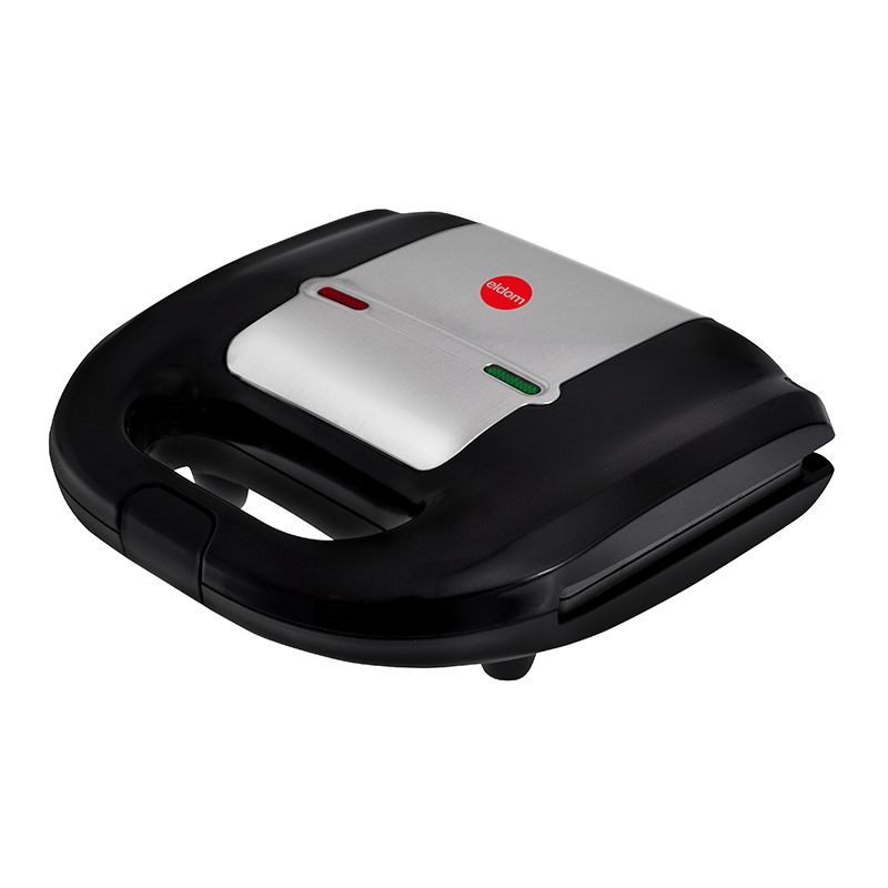 cps-61b75c87976ee0793f6f328e2336e30f-2026-02-28-22-21-41 ELDOM ST11 sandwich maker 750 W Black Silver - imagine 1