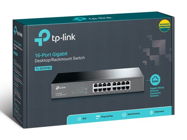 TP-Link TL-SG1016D | Switch | 16x RJ45 1000Mb/s, Rack, Unmanaged - imagine 8