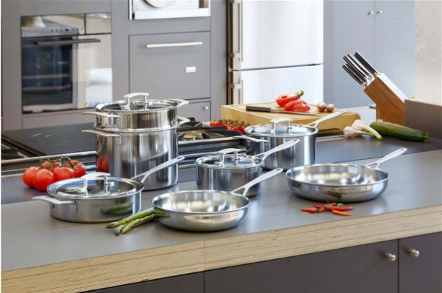 DEMEYERE INDUSTRY 5 40850-682-0 - 20 CM steel frying pan - imagine 2