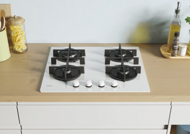 Candy CVG6WW White Built-in 59 cm Gas 4 zone(s) - imagine 5