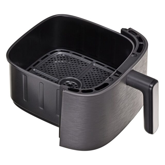 Tefal Easy Fry Silence EY551HE0 fryer Single 5 L Stand-alone Hot air fryer Black  Grey  Stainless steel - imagine 4