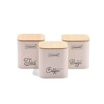 SET OF METAL CONTAINERS 3 PCS MR-1775-3S-IVORY