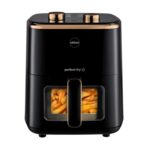 ELDOM FRITTA fat-free fryer capacity 5.0 l adjustable temp. clock 1500 W Single 5 L Stand-alone Hot air fryer Black - imagine 2