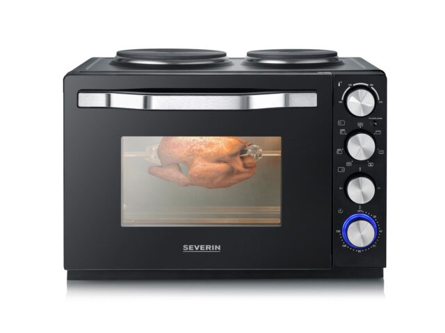 Severin TO 2074 toaster oven 30 L 2500 W Black Grill - imagine 10