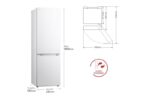 LG NatureFRESH GBV21L0ESW Fridge Freezer - White - E Rated - imagine 3