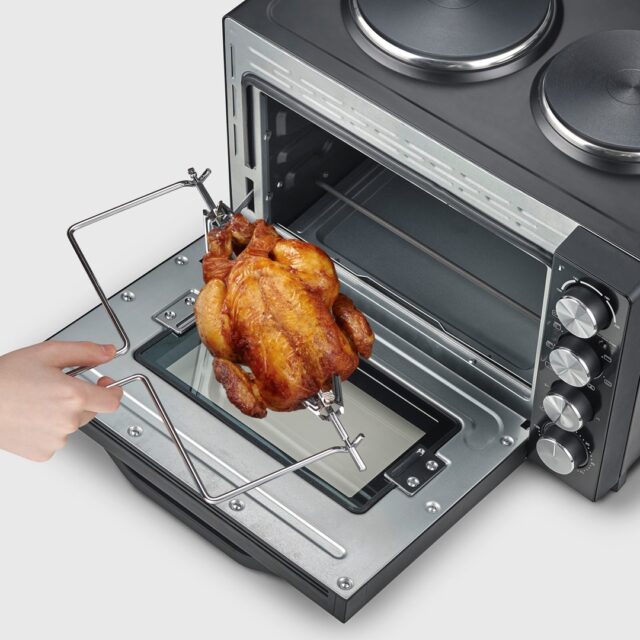 Severin TO 2074 toaster oven 30 L 2500 W Black Grill - imagine 2