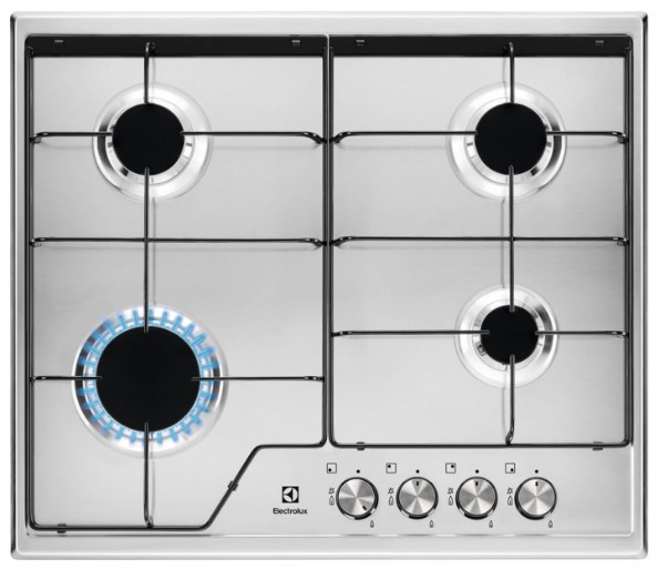 cps-6f6e7cc61645c9c218bc00fa511d2ed8-2026-02-28-22-50-26 Electrolux KGS6424BX Stainless steel Built-in 60 cm Gas 4 zone(s) - imagine 1