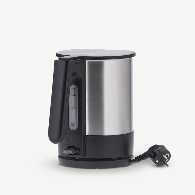 Severin WK 3409 electric kettle 1.7 L 2200 W Black  Stainless steel - imagine 4