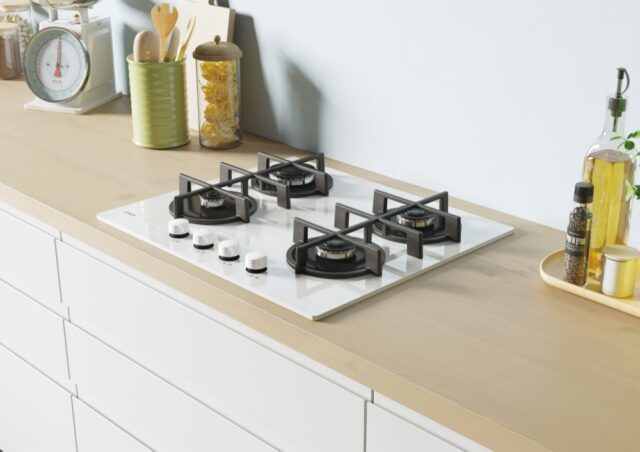 Candy CVG6WW White Built-in 59 cm Gas 4 zone(s) - imagine 7