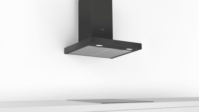 Bosch Serie 2 DWB66BC60 cooker hood Wall-mounted Black 621 m3/h B - imagine 4