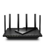 TP-Link Router Archer AXE75 WiFi 6E - Black - imagine 2