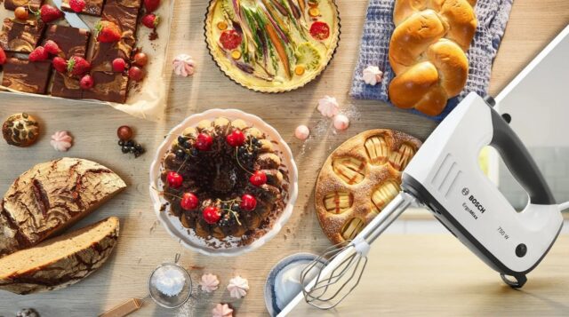 Bosch MFQ37400 mixer Hand mixer 750 W Grey  White - imagine 3