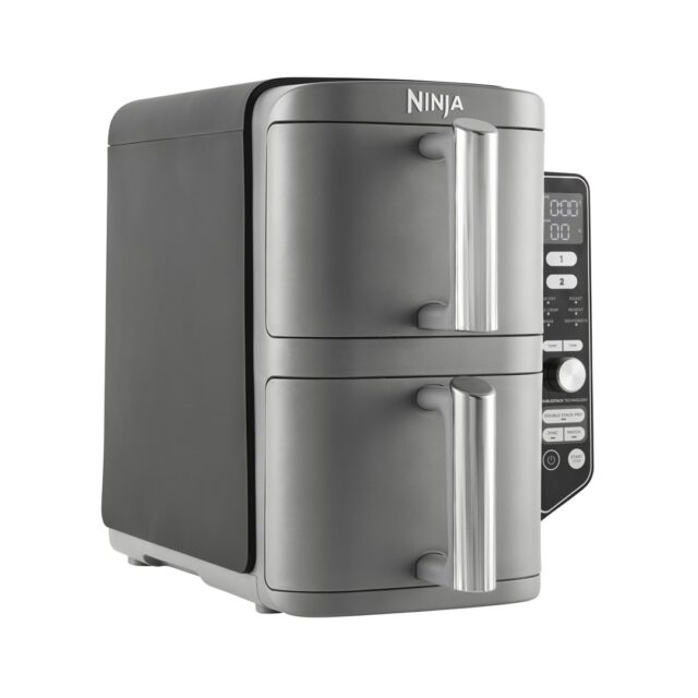 Ninja SL400EU fryer Double 9.5 L 2470 W Hot air fryer Black  Grey - imagine 4