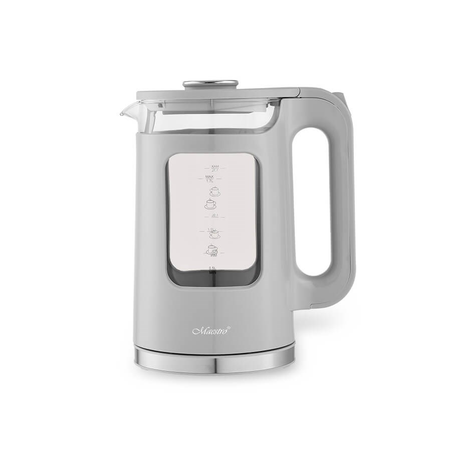 cps-74e181225d02c0baa102f4e967290aa5-2026-02-28-13-57-07 Maestro MR-065 electric kettle 1.7 L 2200 W (MR-065-GREY) Grey - imagine 1
