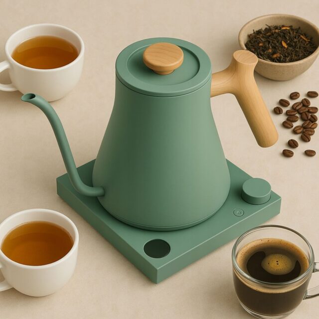 Fellow Stagg EKG Pro 0.9L green electric kettle - imagine 7