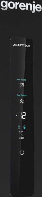 Gorenje NRK6192ABK4 fridge-freezer Freestanding 302 L E Black - imagine 9