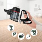 Bosch Serie 6 BCS61113 stick vacuum/electric broom Battery Dry Hygiene Filter Bagless 0.3 L Black  White 2.5 Ah