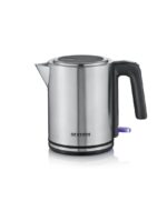 Severin WK 3489 electric kettle 1 L 2400 W Black  Silver - imagine 8