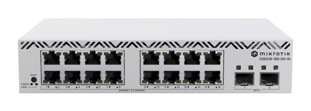 Mikrotik CSS318-16G-2S+IN | Switch | 16x GbE RJ45, 2x SFP+ - imagine 4
