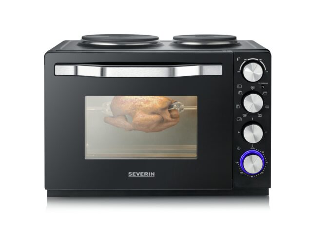 Severin TO 2074 toaster oven 30 L 2500 W Black Grill - imagine 7