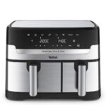 Tefal Dual Easy Fry & Grill EY905D Double 8.3 L Stand-alone 2700 W Hot air fryer Stainless steel